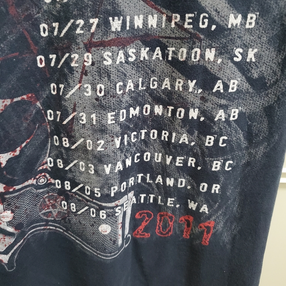 **SOLD** Exodus Hell on Earth 2011 concert t-shirt - Picture 4 of 4
